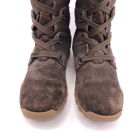 Fairy Grunge Brown Faux Fur Boots - Picture 11 of 11